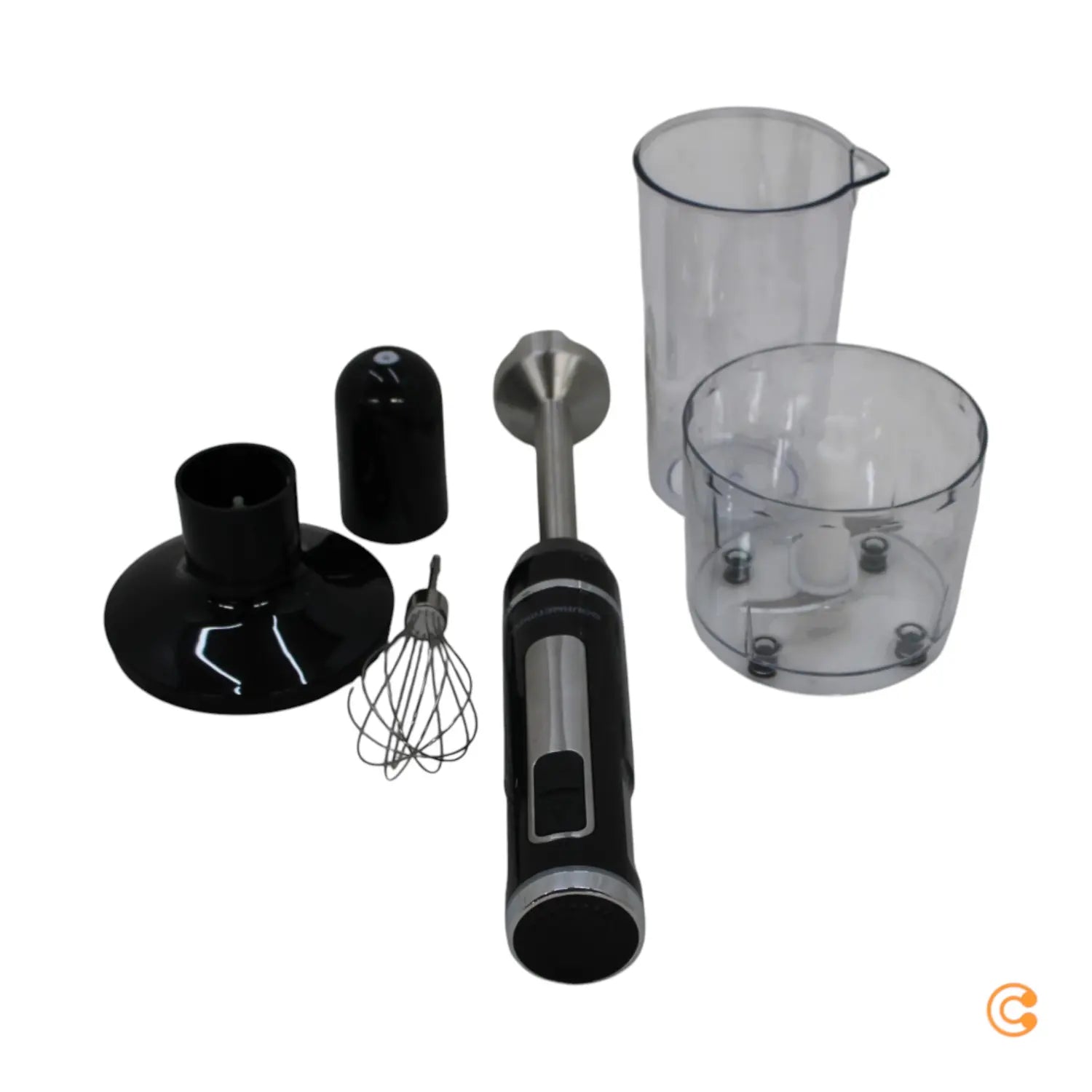 B-Ware Gourme Tmaxx Stabmixer Pürierstab Akku Mixerset Zubehör Schwarz Edelstahlklingen - 4067522070399