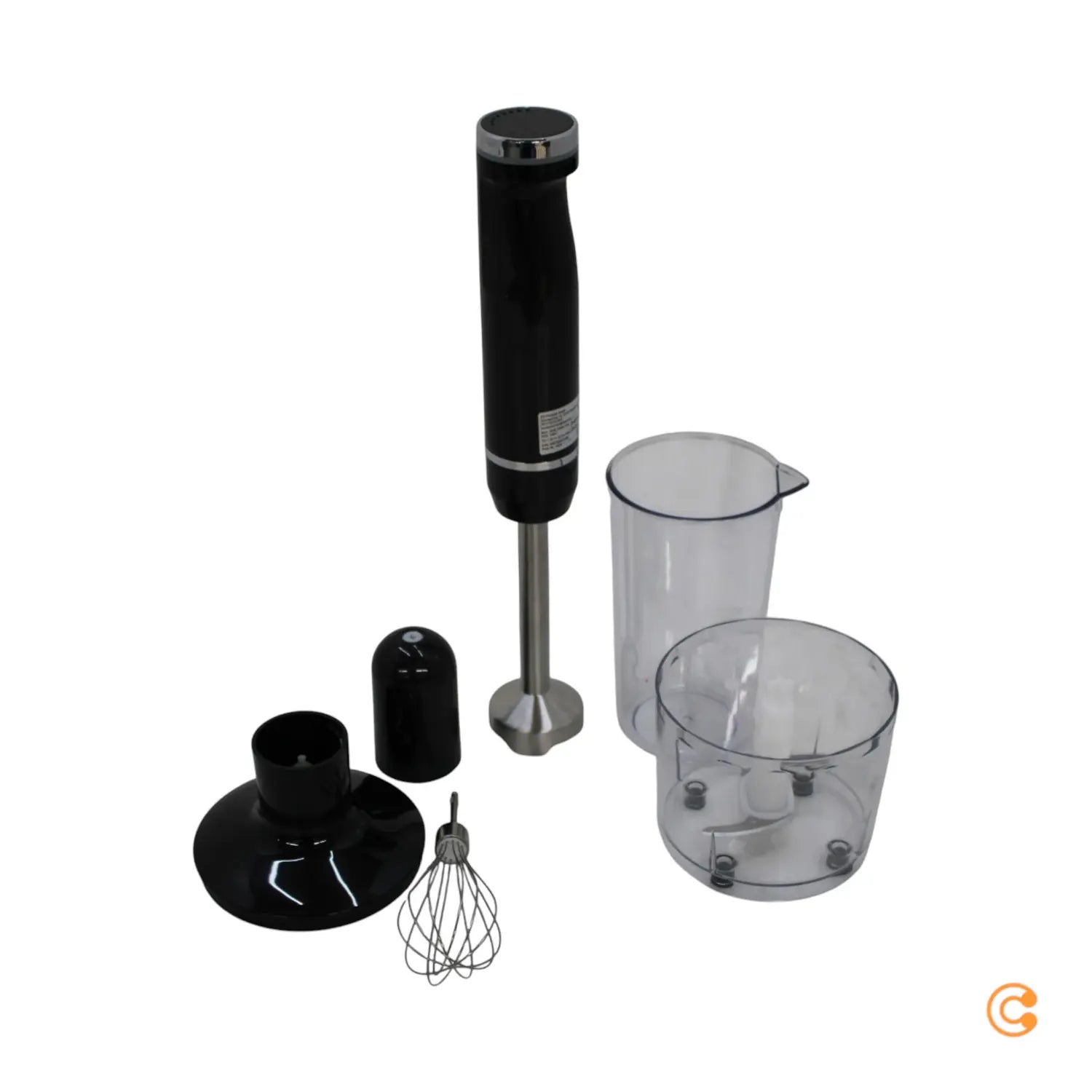 B-Ware Gourme Tmaxx Stabmixer Pürierstab Akku Mixerset Zubehör Schwarz Edelstahlklingen - 4067522070399