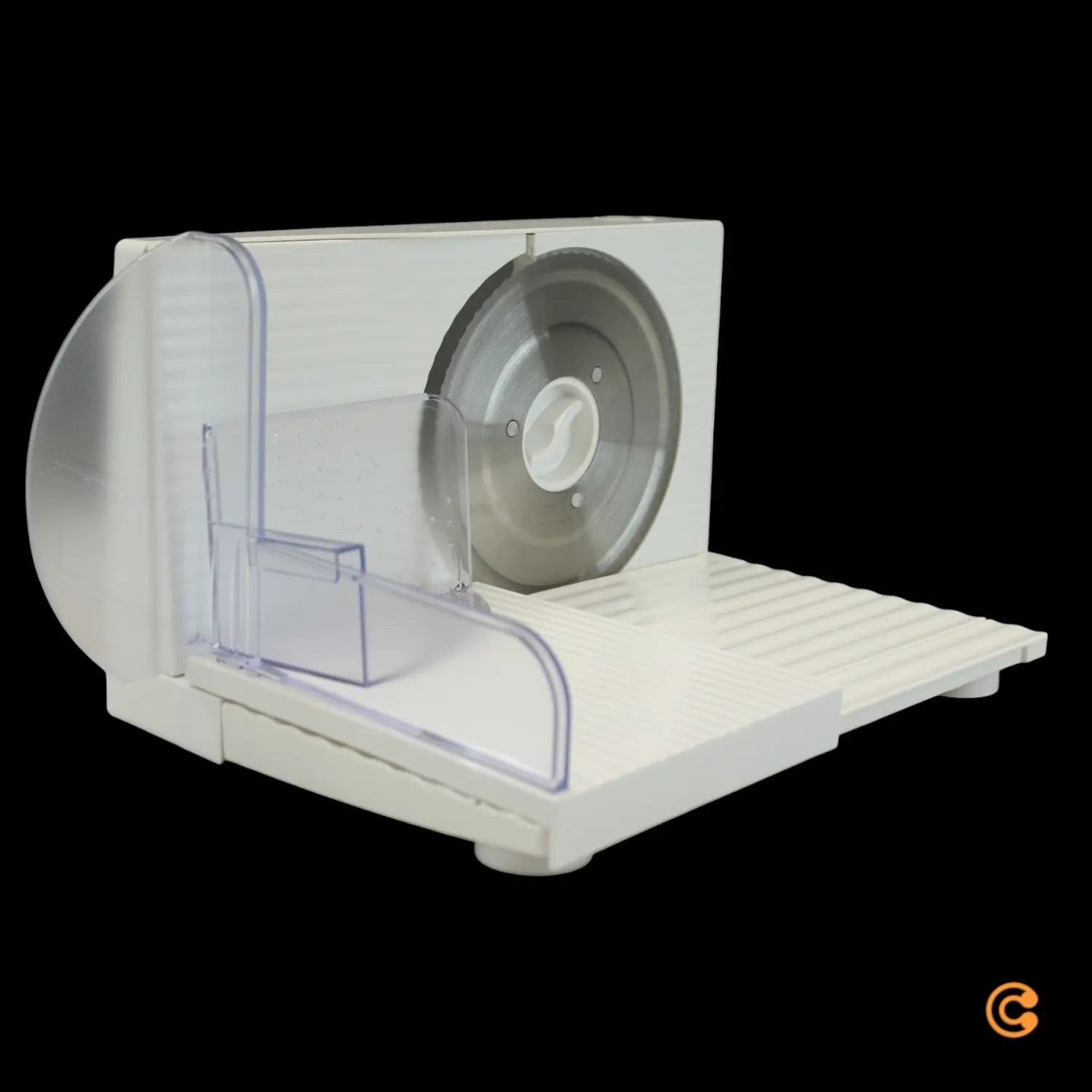 B-Ware Gourmetmaxx Allesschneider Schneidemaschine Klappbar Weiß Edelstahlklinge 150 W - 4067522075714