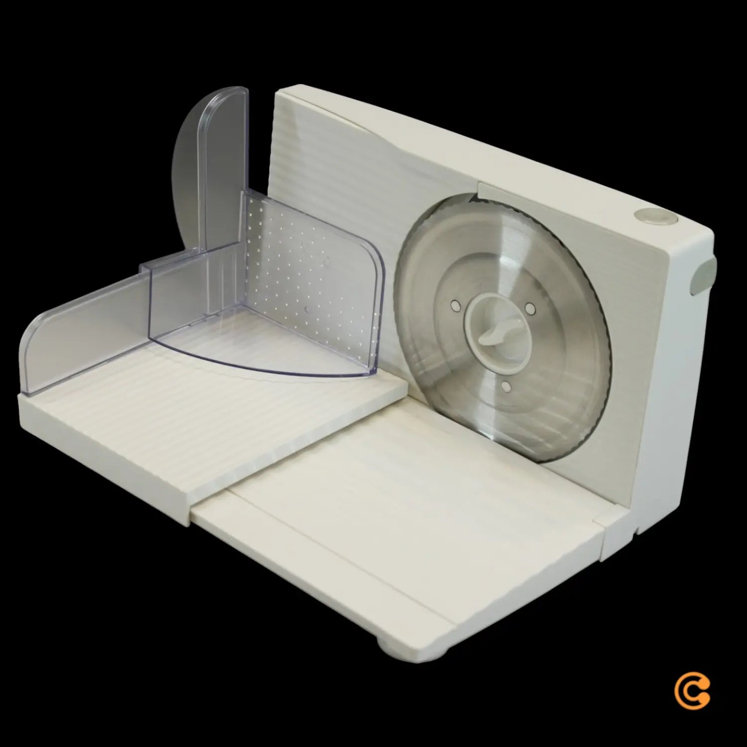 B-Ware Gourmetmaxx Allesschneider Schneidemaschine Klappbar Weiß Edelstahlklinge 150 W - 4067522075714