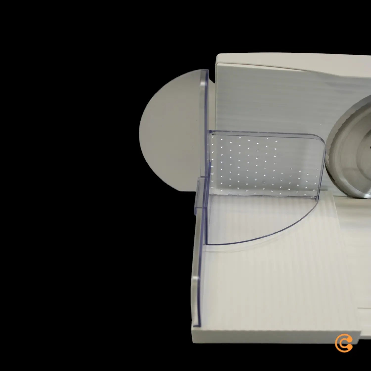 B-Ware Gourmetmaxx Allesschneider Schneidemaschine Klappbar Weiß Edelstahlklinge 150 W - 4067522075714