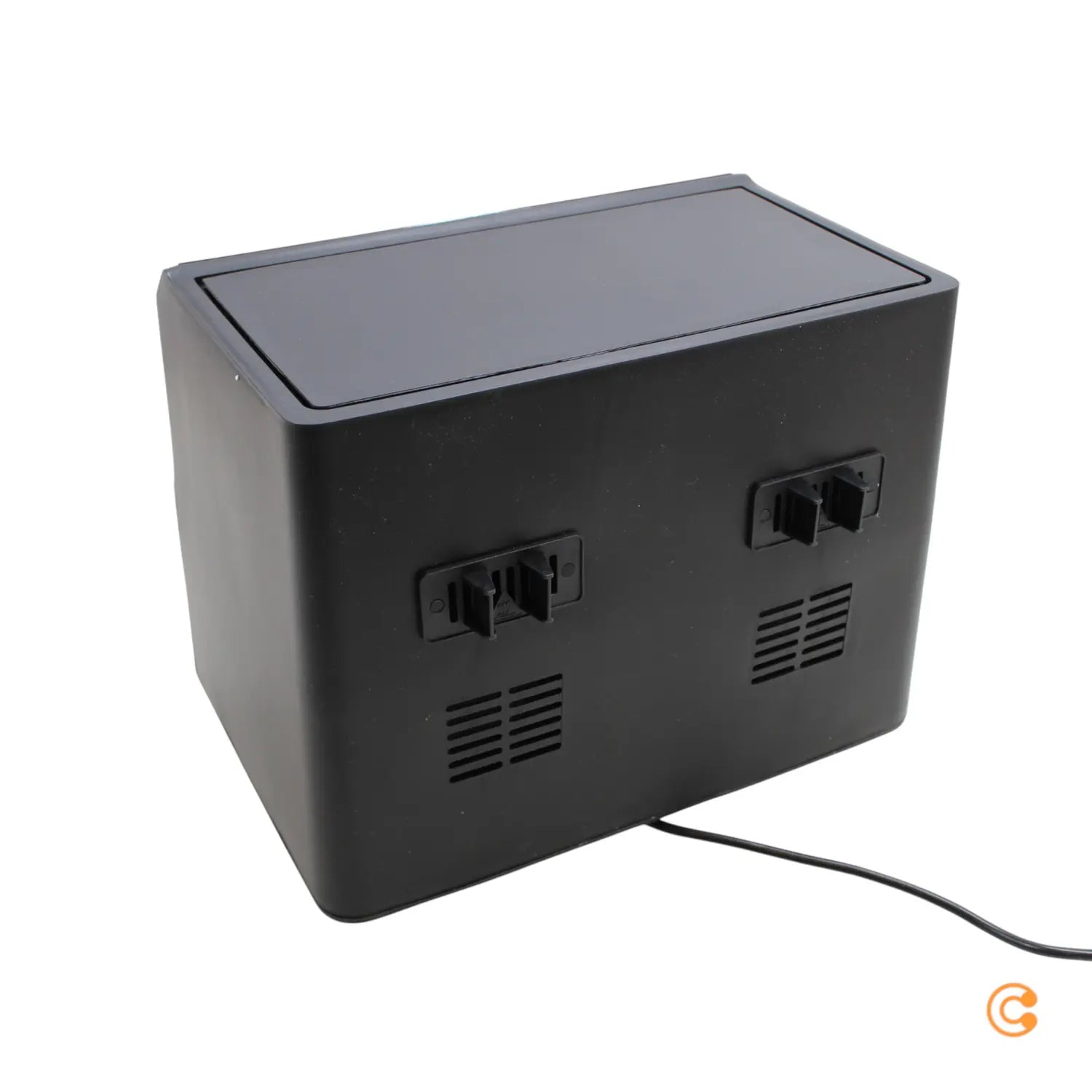 B-Ware Gourme Tmaxx Heißluftfritteuse Fritteuse Airfryer Doppelkammer Schwarz 2x35 L - 4067522005742