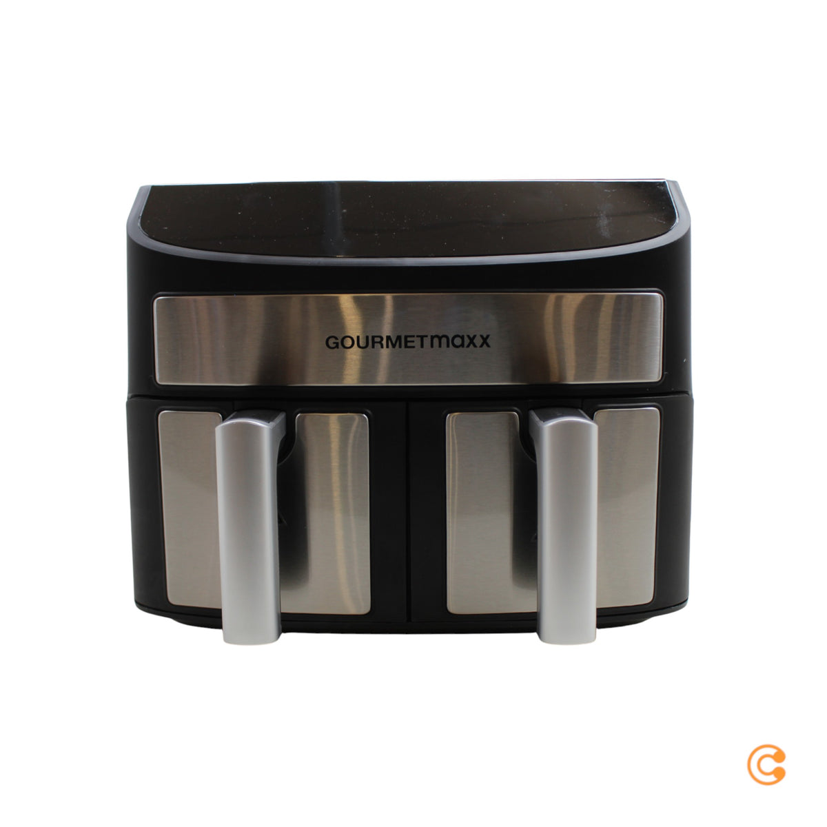GOURMETmaxx Heißluftfritteuse Fritteuse Airfryer Doppelkammer Schwarz 2x35L - 4067522005742