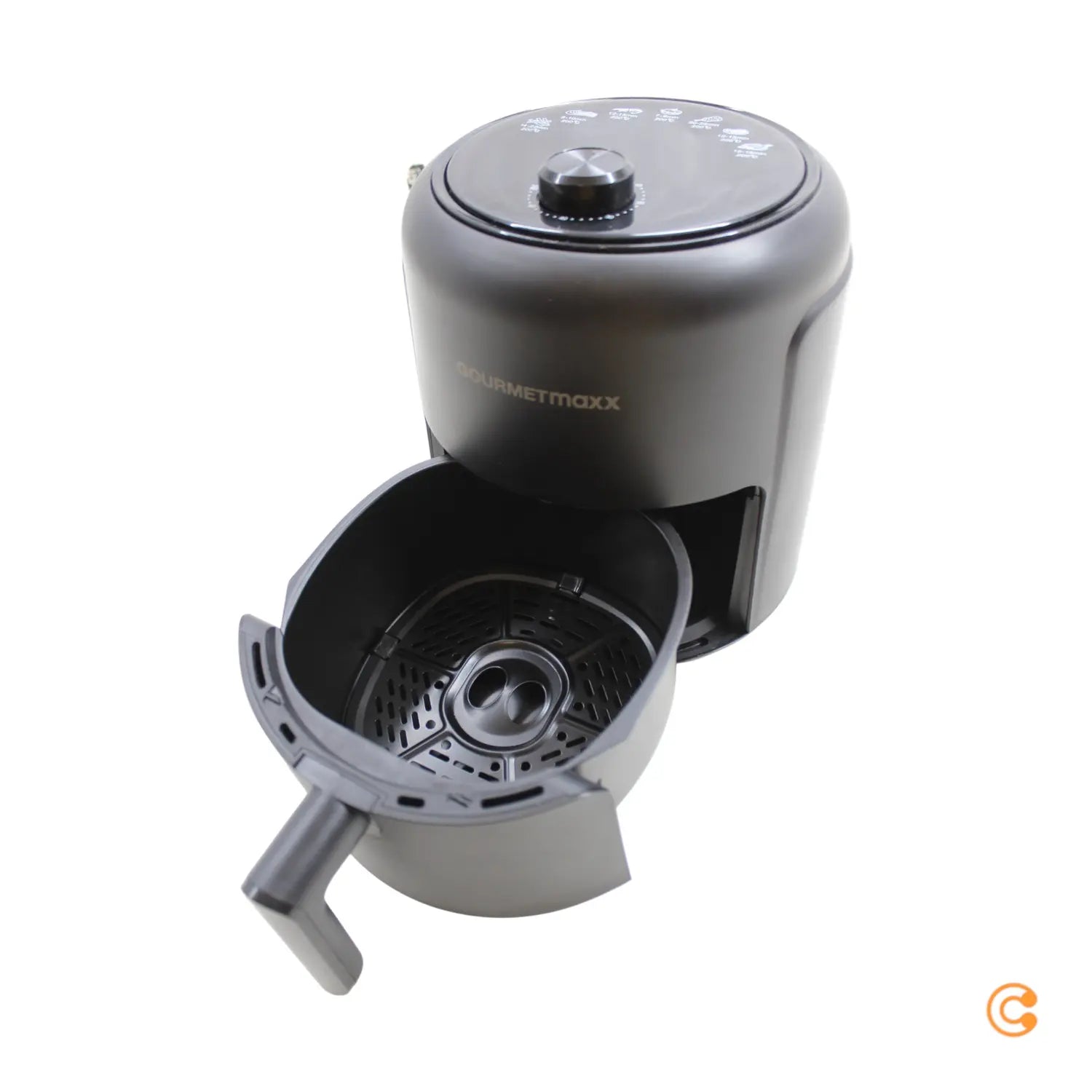 B-Ware Gourme Tmaxx Heißluftfritteuse Airfryer Fritteuse 2,3l 1000 W Schwarz 9 Funktionen