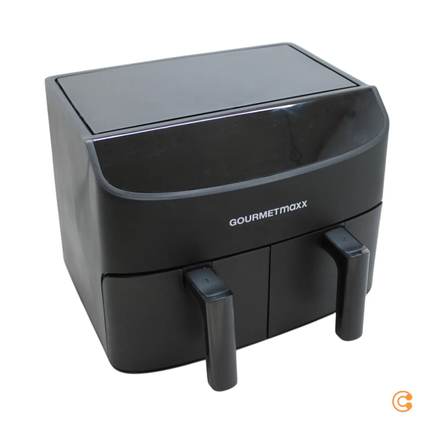 B-Ware Gourme Tmaxx Heißluftfritteuse Doppelkorb Airfryer Fritteuse Schwarz 7 Liter912 - 4067522023470