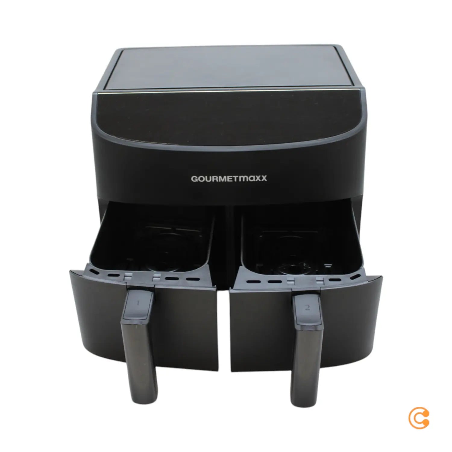 B-Ware Gourme Tmaxx Heißluftfritteuse Doppelkorb Airfryer Fritteuse Schwarz 7 Liter - 4067522023470