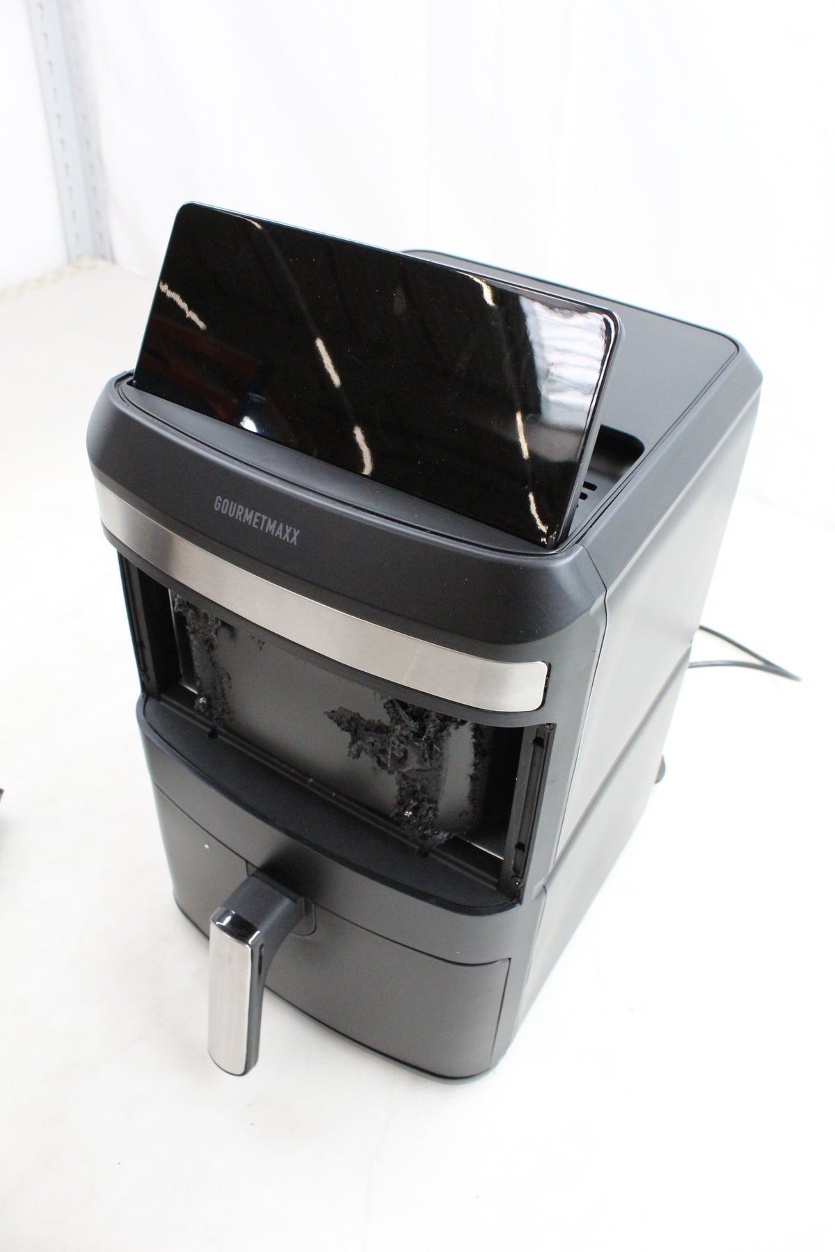 GOURMETmaxx Heißluftfritteuse Airfryer Schwarz 12L Fritteuse SIEHE TEXT/FOTO - 4067522088714