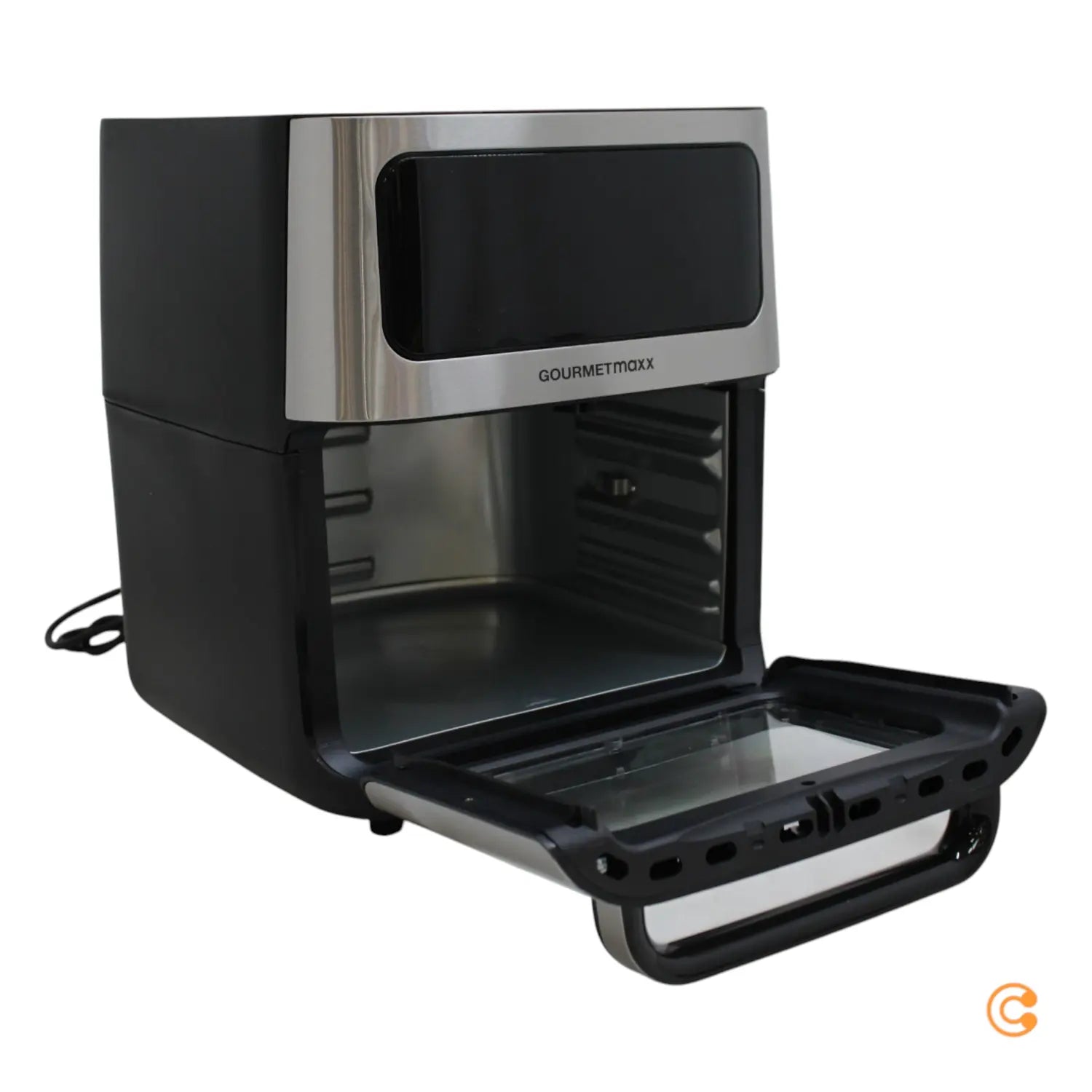 B-Ware Gourme Tmaxx Heißluft Ofen Fritteuse Airfryer Schwarz Digital Timer Touchdisplay - 4067522036920
