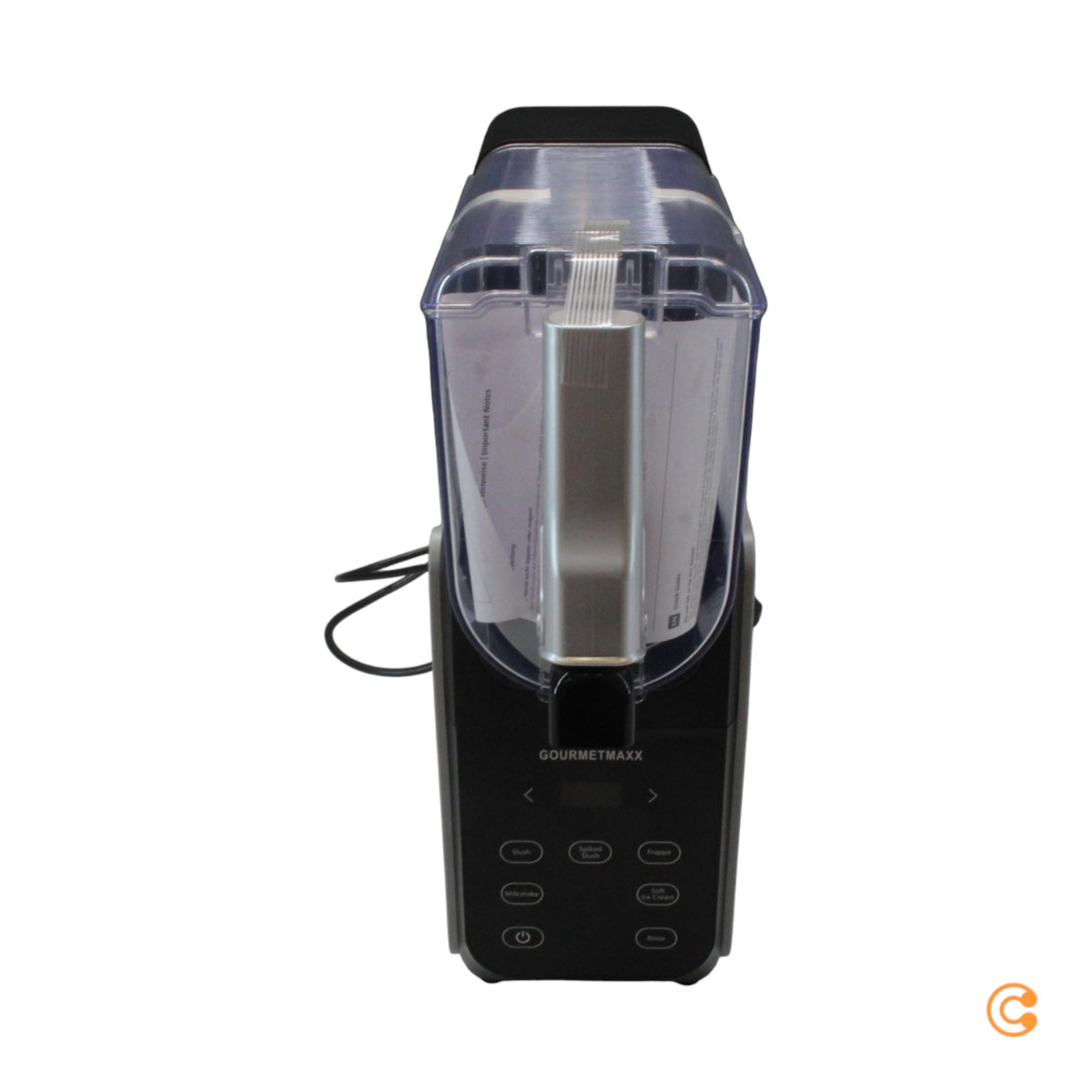 GOURMETmaxx Slush Maschine Slushy Eisbereiter Ice Maker 200W schwarz/grau 2.8l - 4067522092056