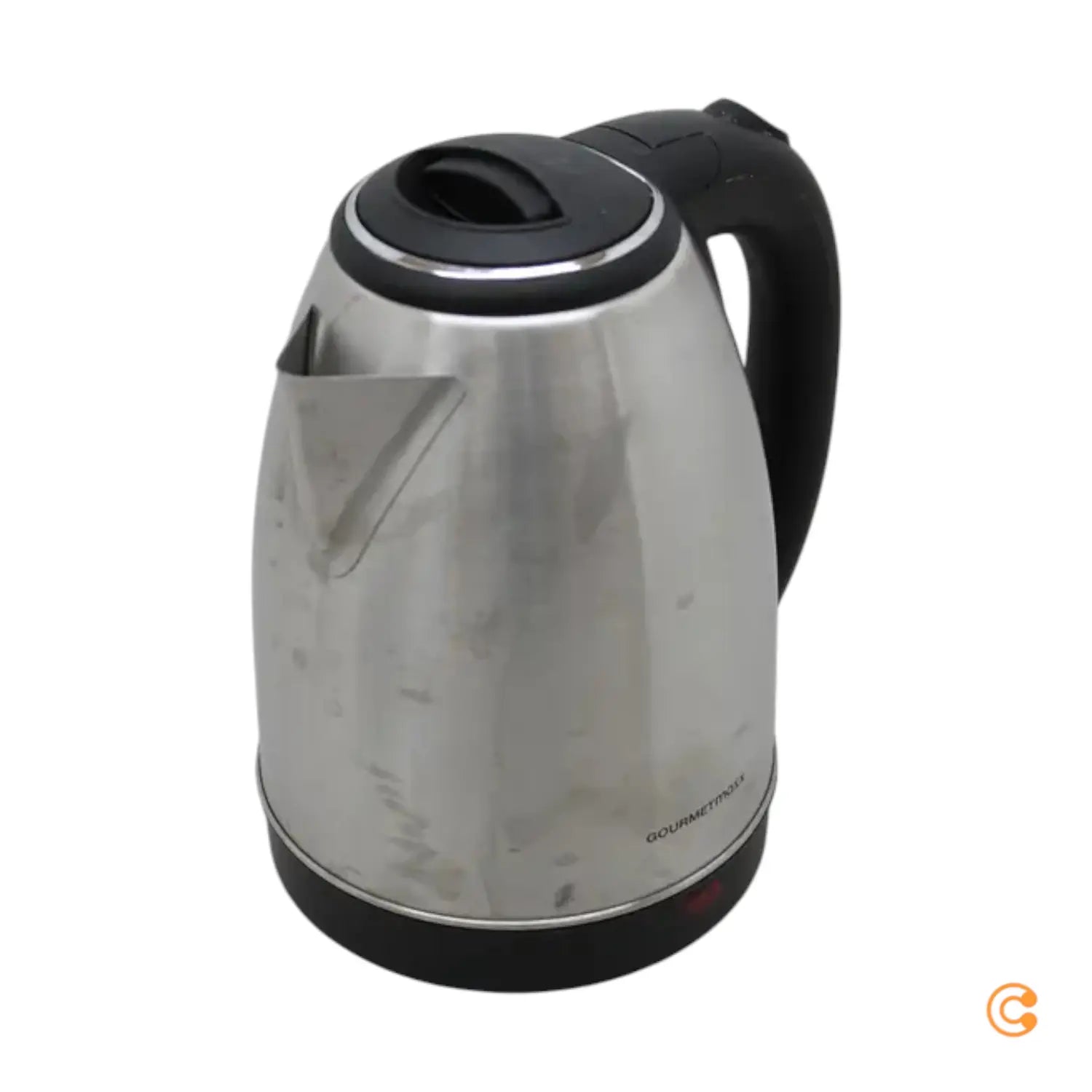 B-Ware Gourmet Maxx Wasserkocher Schnurlos Edelstahl Schwarz 1.8 L 7 Stück Sonderposten  - 4067522046653