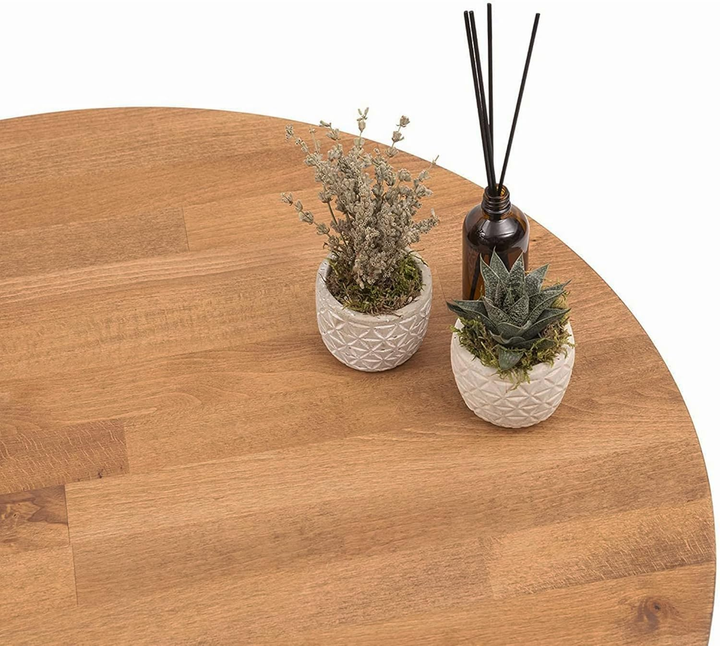 Gozos Oviedo Couchtisch Tisch Wohnzimmertisch ø 80 Cm Rund Beistelltisch B-Ware - 7874165475262