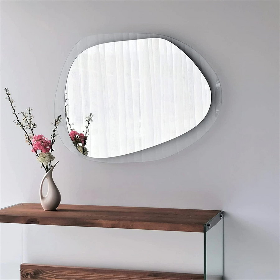 Gozos Wandspiegel Spiegel Marzagon Spiegel Modern Industrial Asymmetrisch  B-Ware - 7874165476870