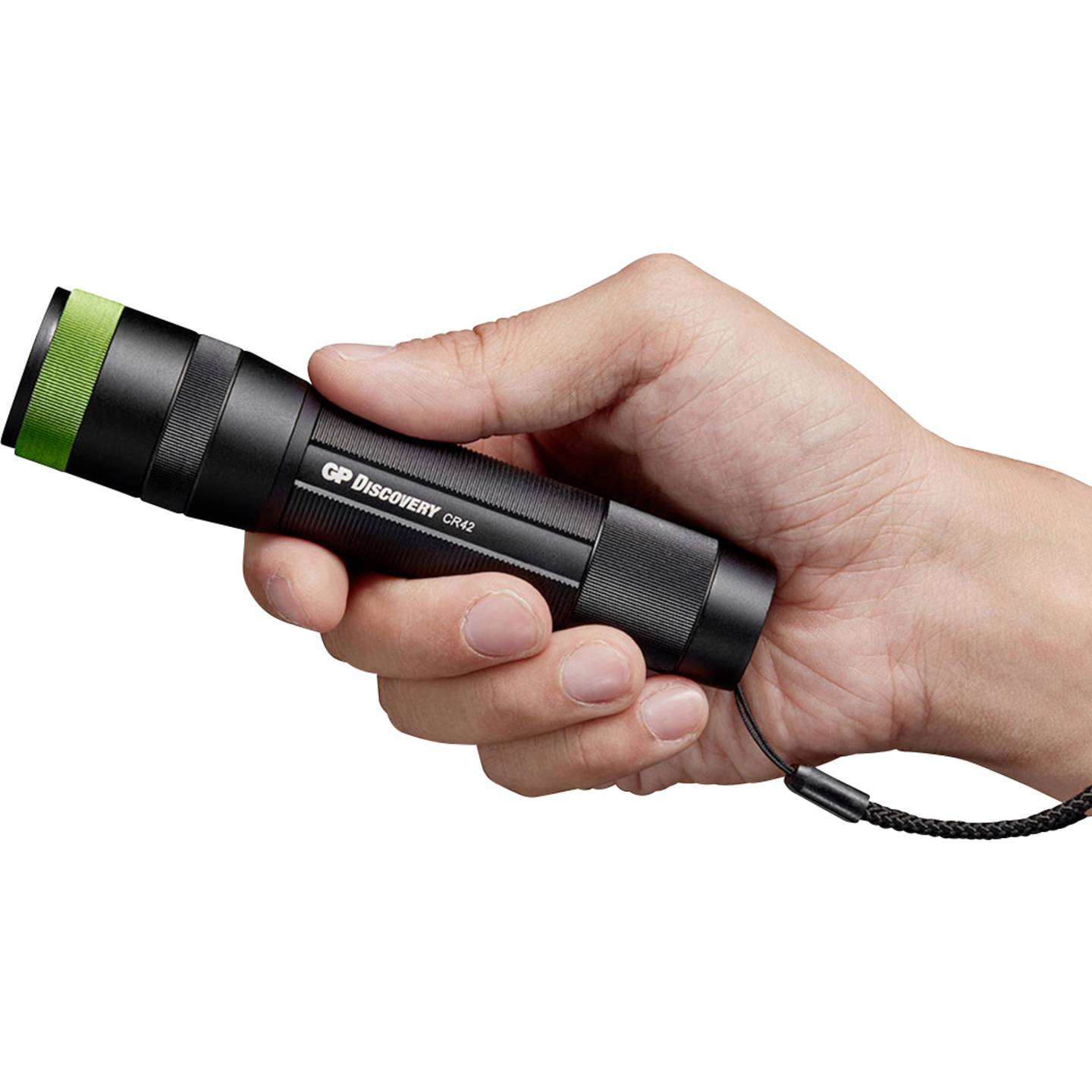 GP Discovery Taschenlampe Handlampe LED aufladbar schwarz Akku Outdoor CR42 40 h - 4891199190193