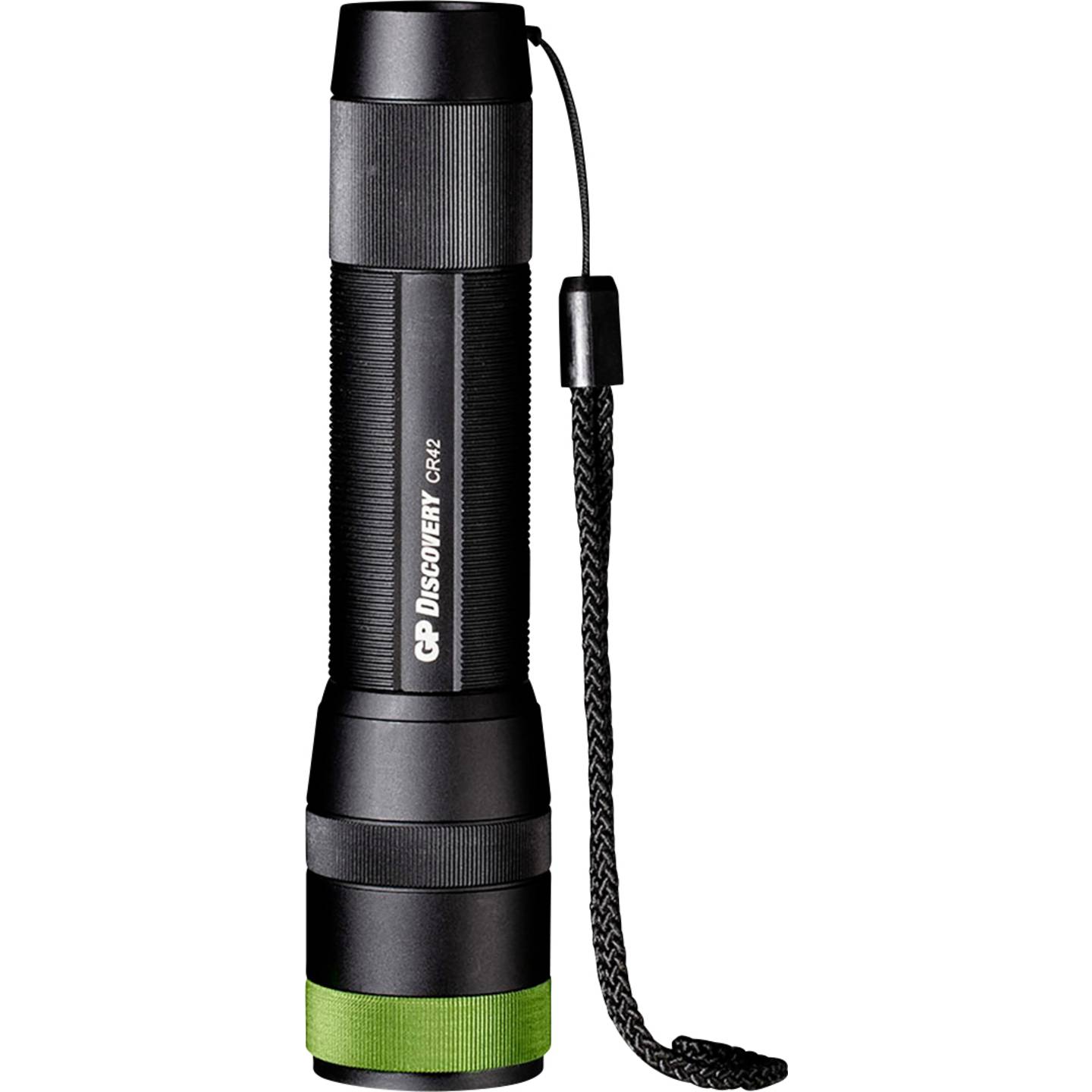 GP Discovery Taschenlampe Handlampe LED aufladbar schwarz Akku Outdoor CR42 40 h - 4891199190193