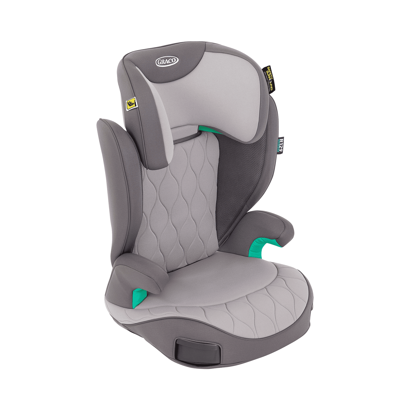 Graco Affix I Size R129 Autositz Kindersitz Iron Höhenverstellbare Kopfstütze B-Ware - 5060624773426