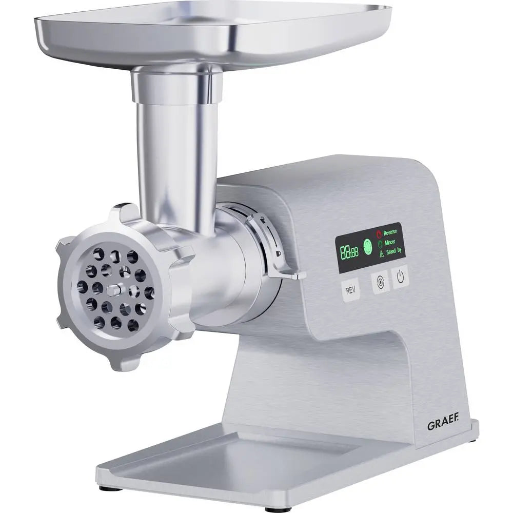 B-Ware Graef Fleischwolf Wurstmaschine Fw500 Eu Grau Gerät Für Fleischverarbeitung 2500 W - 4001627026820