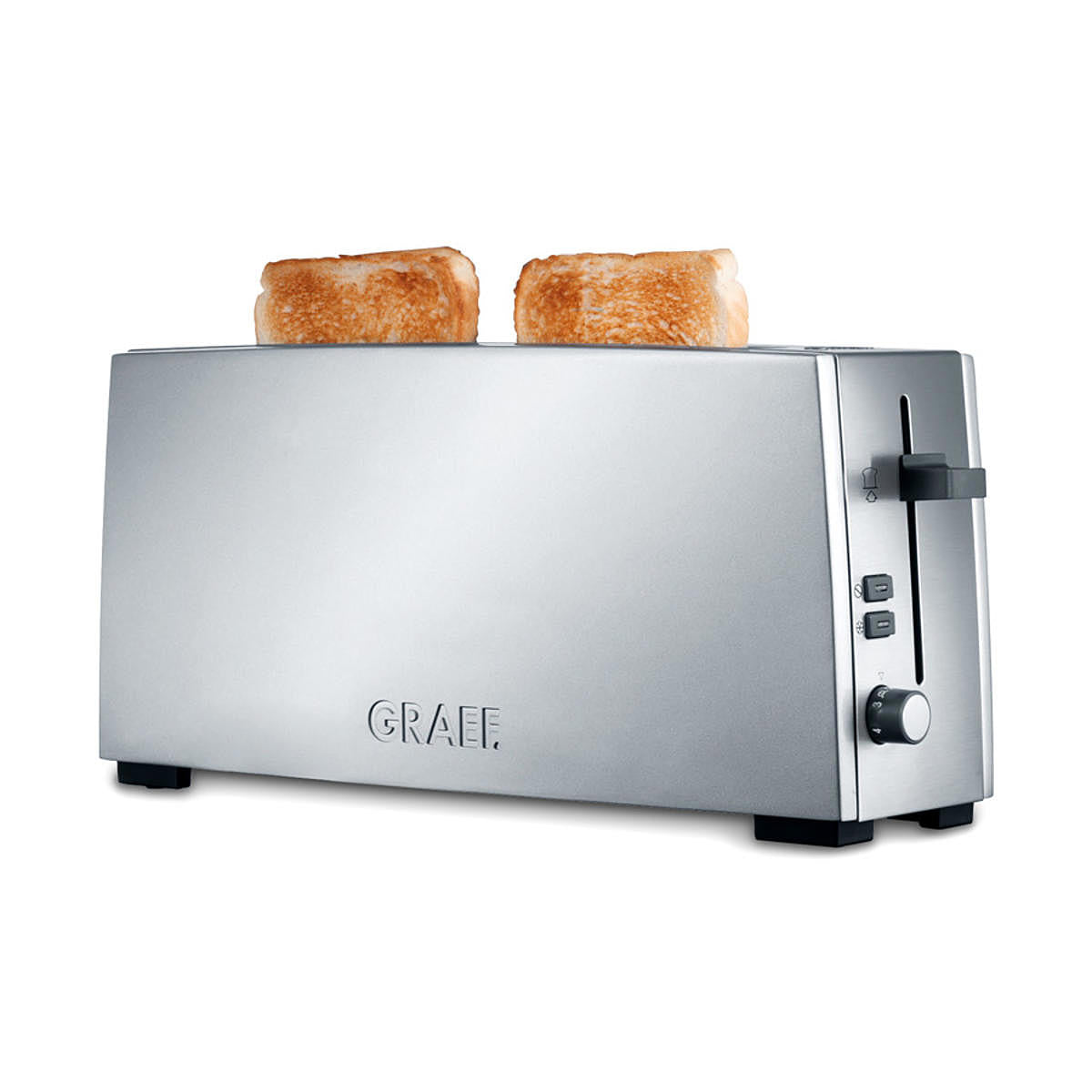 Graef Toaster To 90 880 W Brötchenaufsatz Krümelschublade Aluminium Defektware D-Ware - 4001627009007