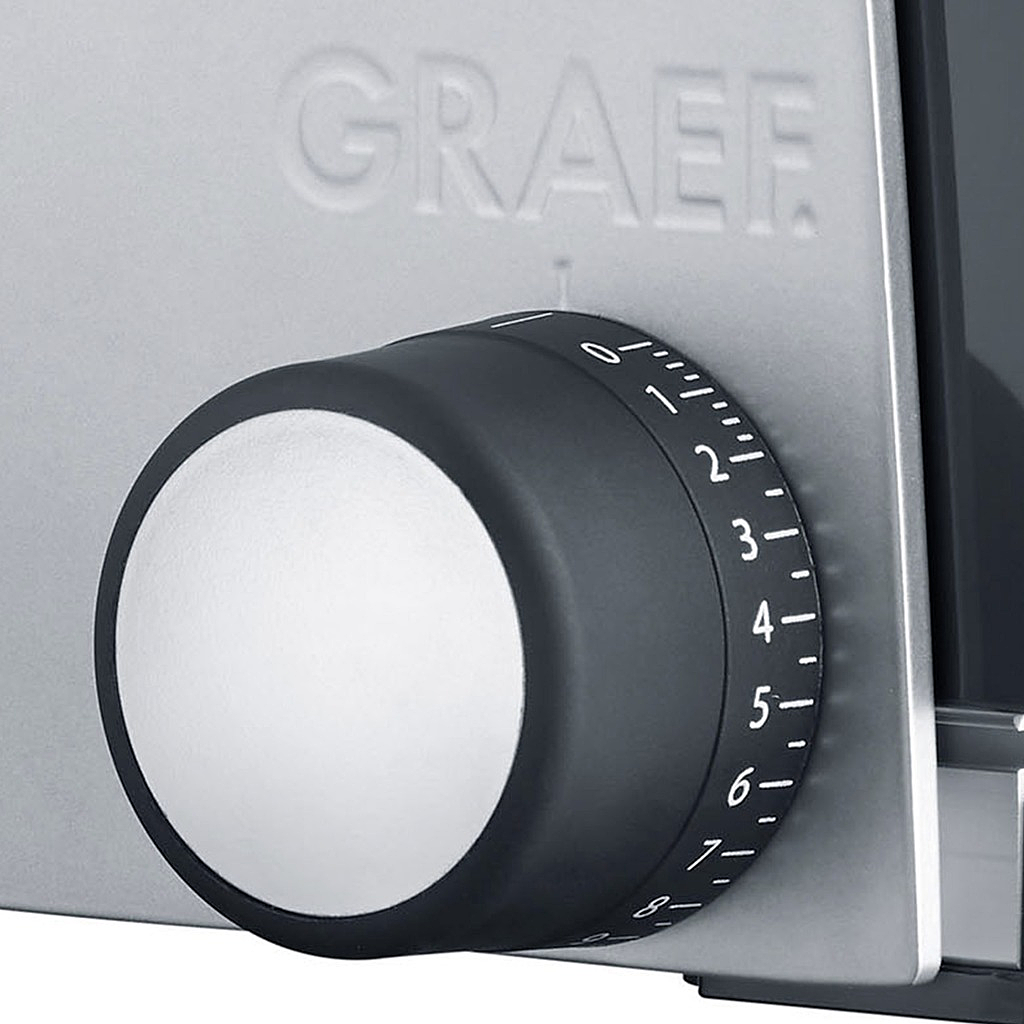 B-Ware Graef Sliced Kitchen S32000 Allesschneider Glasbodenplatte Grau - 4001627011994