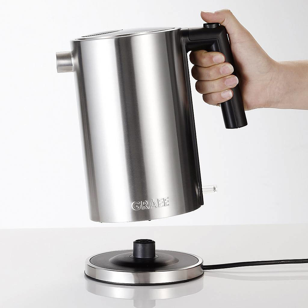 B-Ware Graef Wk600 Eu Wasserkocher 1.5 L 2015 W Schnurlos Kalkfilter Edelstahl - 4001627012137