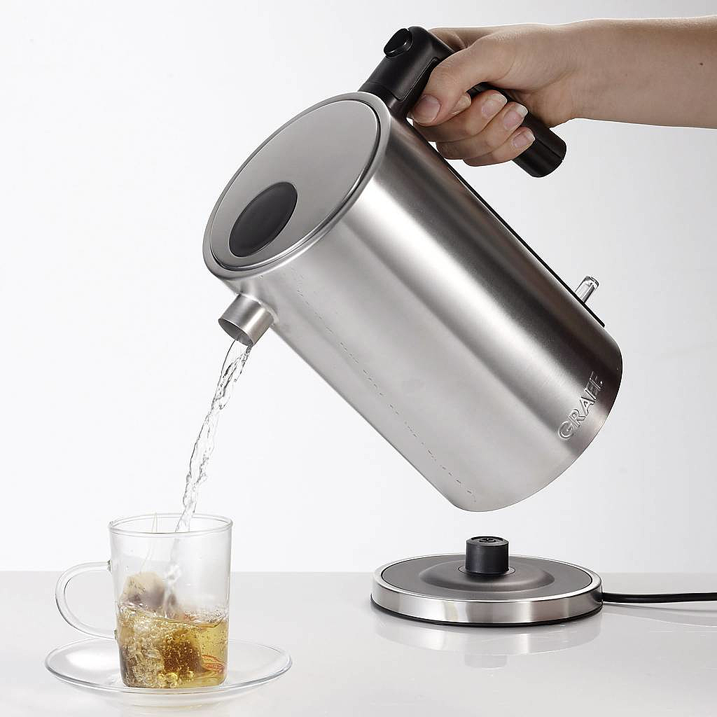 B-Ware Graef Wk600 Eu Wasserkocher 1.5 L 2015 W Schnurlos Kalkfilter Edelstahl - 4001627012137
