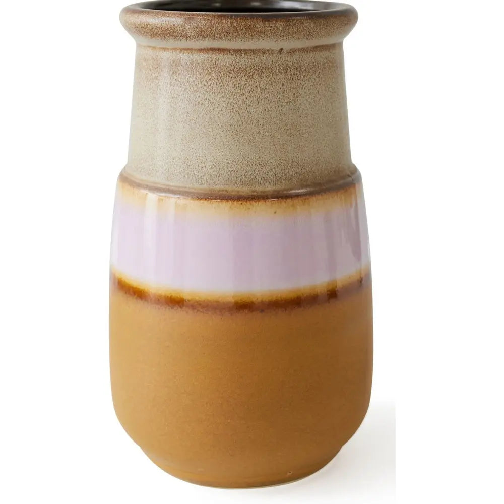 B-Ware Hk Living Grand Bodenvase Vase Keramik Caramel Grosse Skulptur Wohnbereich - 8718921064569