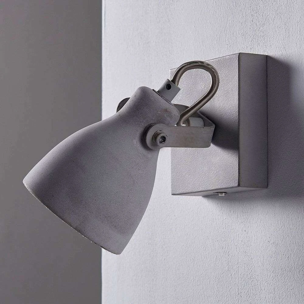 B-Ware Lindby Led Spot Kadiga Betonleuchte Wandleuchte Wandstrahler Wandlicht Gu10 Led  - 4251096514032