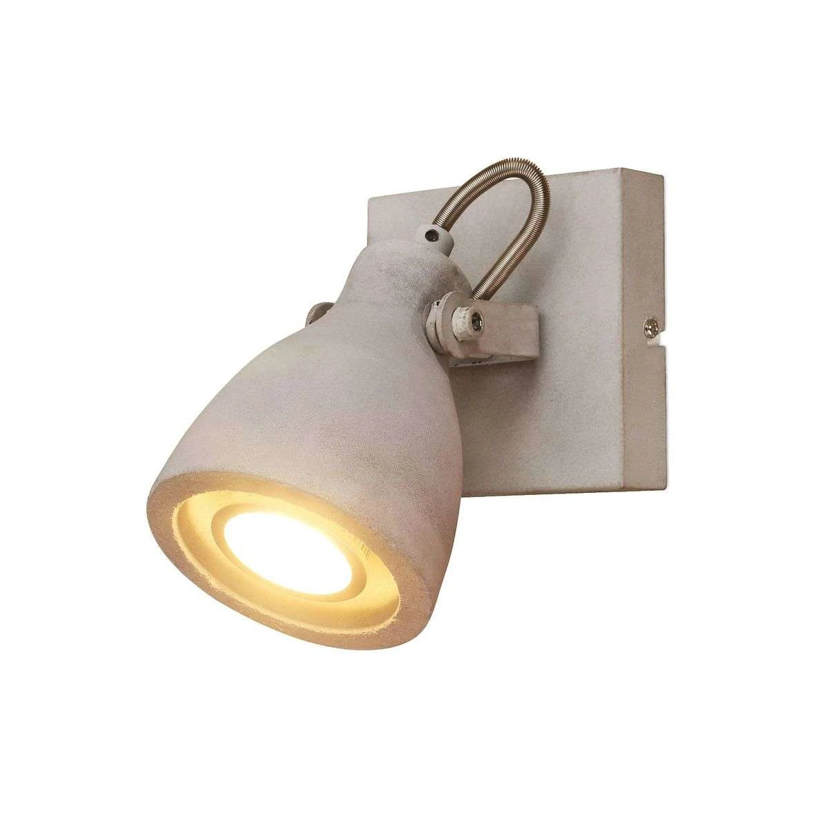 B-Ware Lindby Led Spot Kadiga Betonleuchte Wandleuchte Wandstrahler Wandlicht Gu10 Led  - 4251096514032