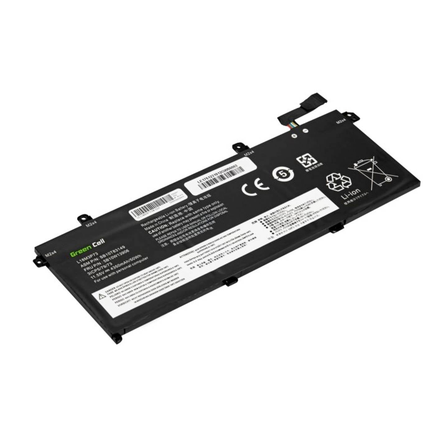 Green Cell Akku für Lenovo ThinkPad T490 T495 P43s P14s T14 4350mAh 11.55V - 5902719424793