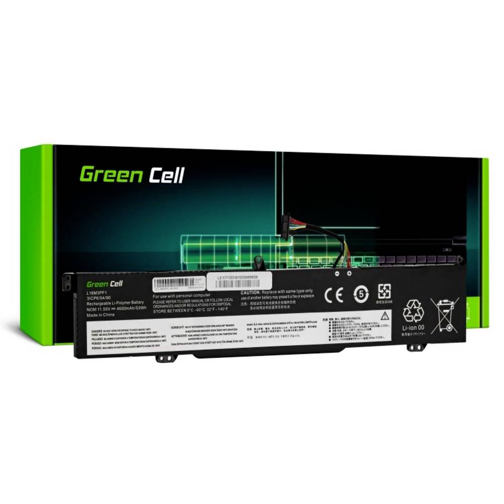 Green Cell Notebook-Akku GC-LE177 11.55 V 4600 mAh Laptop-Zubehör Laptop-Akku - 5904326372306