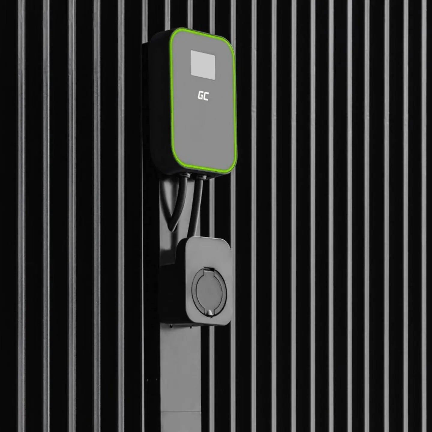 B-Ware Green Cell Standfuß Montagepfosten Ladesäule Wallbox Elektroauto Ladestation