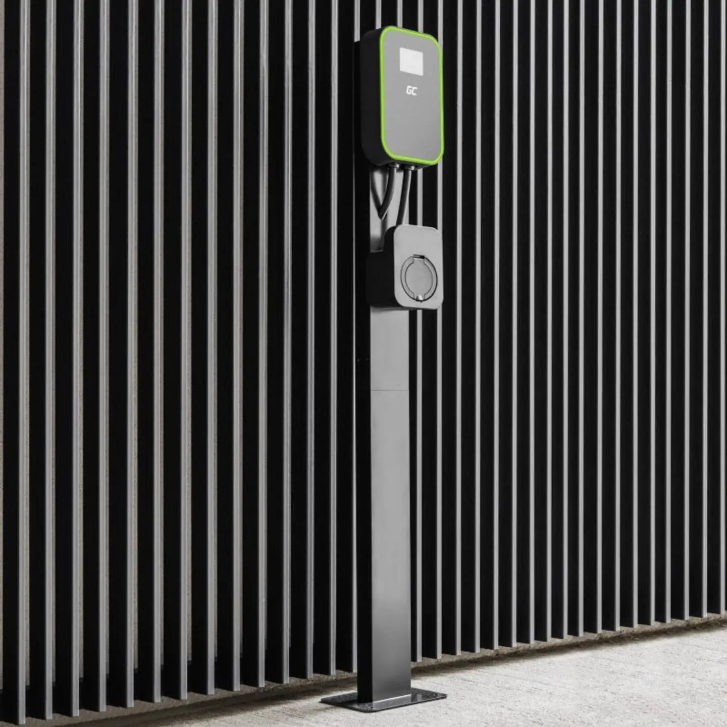 B-Ware Green Cell Standfuß Montagepfosten Ladesäule Wallbox Elektroauto Ladestation