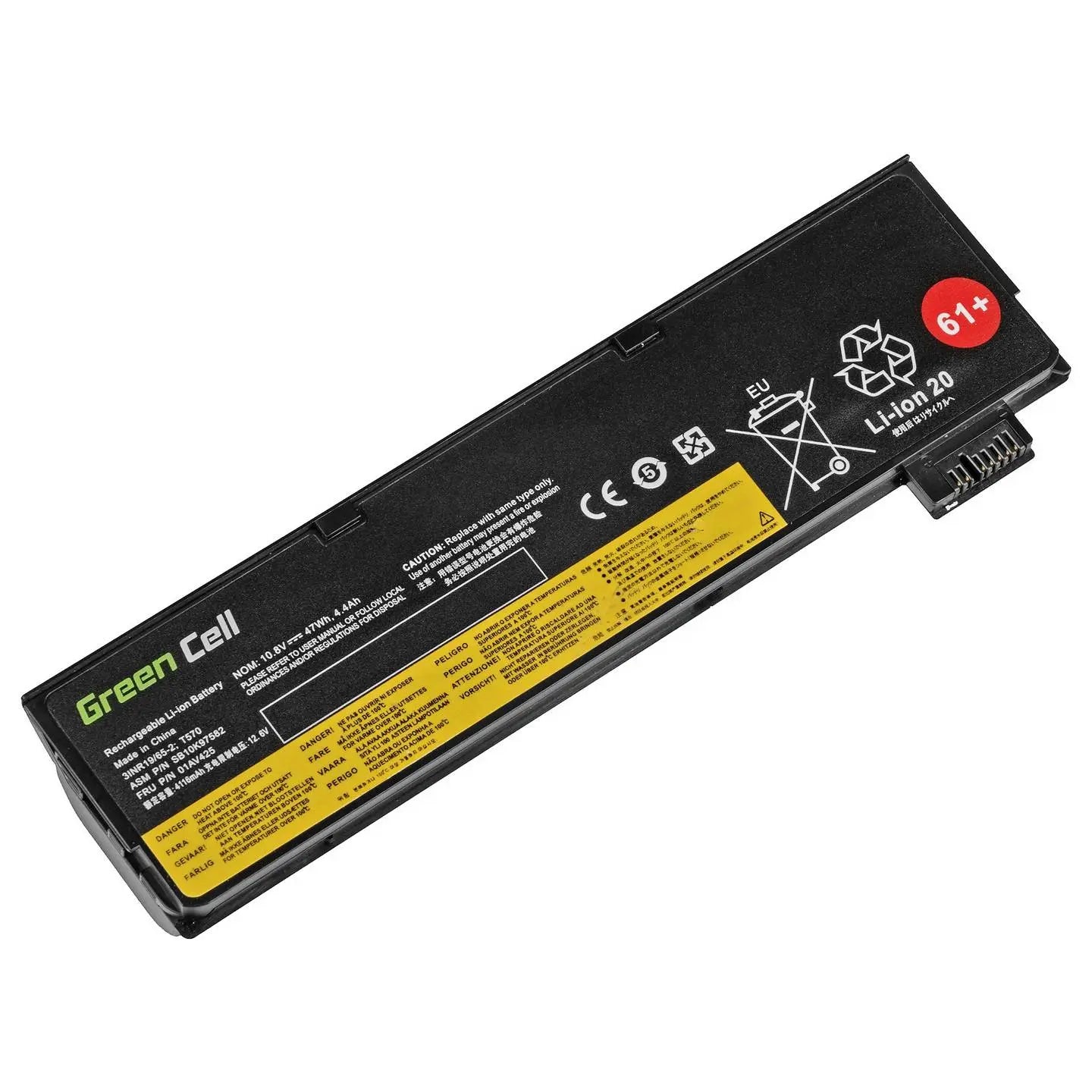 B-Ware Green Cell Laptop Akku Batterie Lenovo Think Pad T470 T570 P51 S 01 Av424 Notebook - 5902719427343