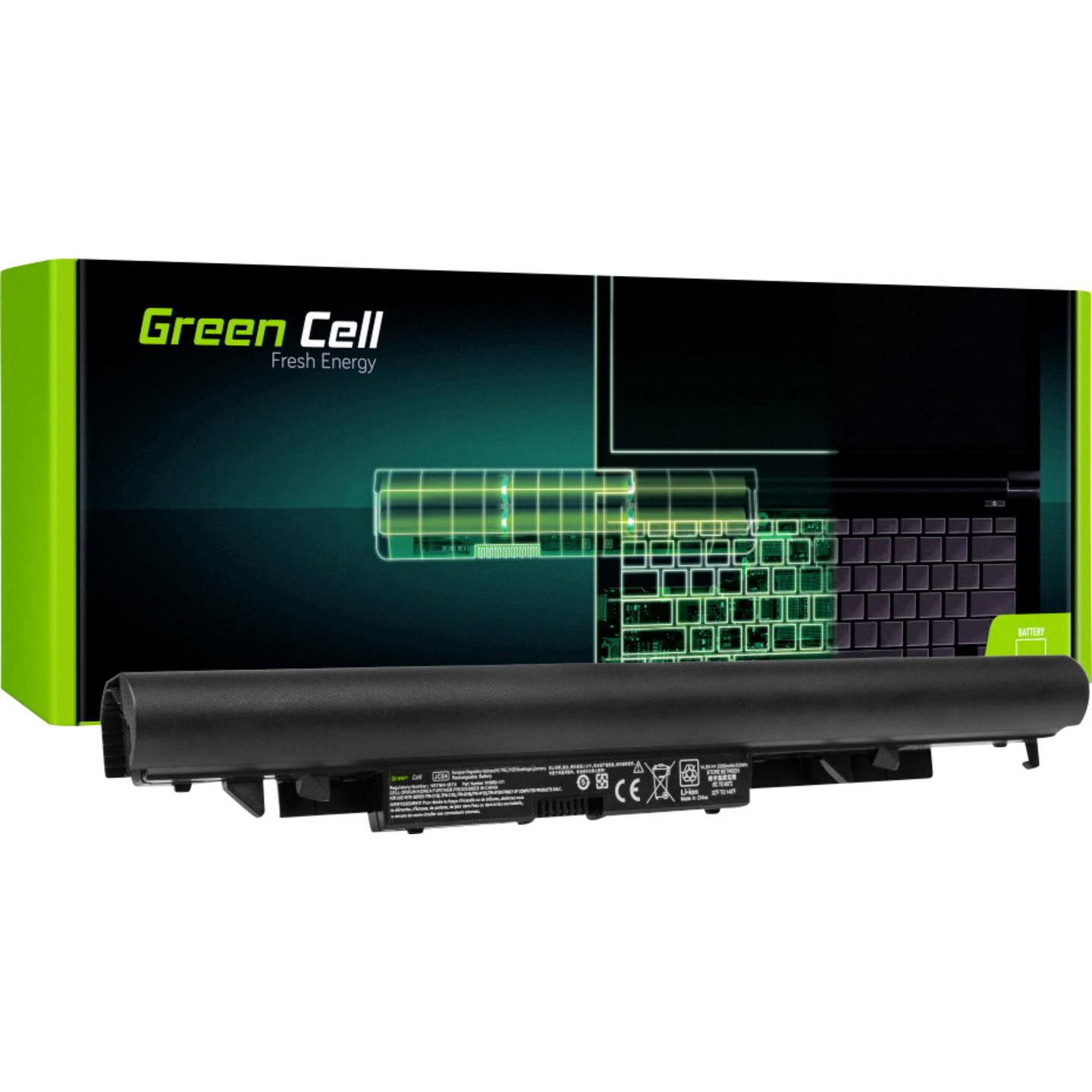 B-Ware Green Cell Notebook Akku Laptop Akku Jc04 919701 850 14.8 V 2200 M Ah Hp - 5903317223788