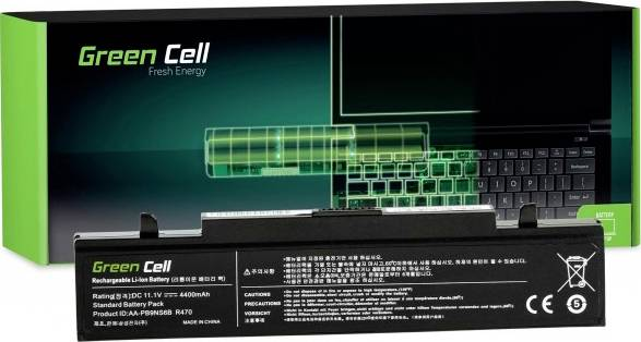 B-Ware Green Cell Notebook Akku 11.1 V 4400 M Ah Samsung Laptopakku Ersatzakku