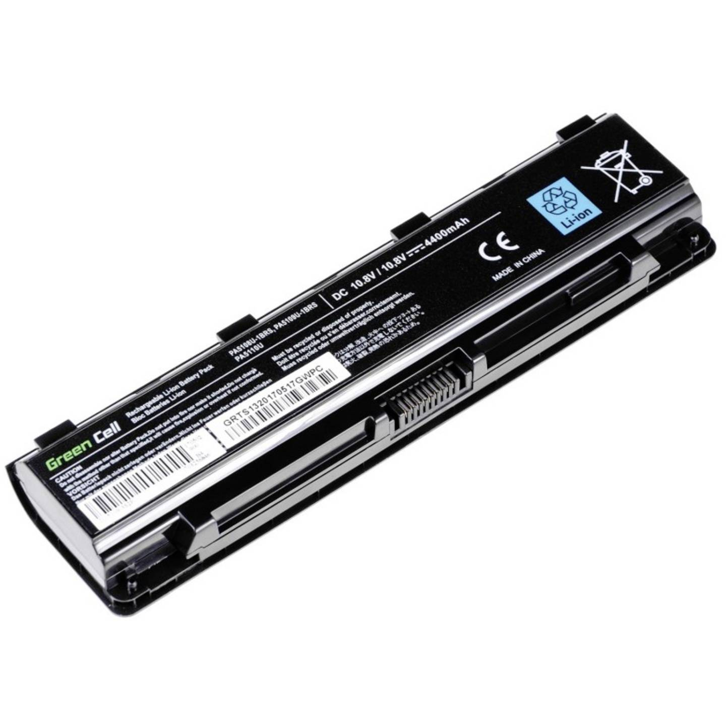 B-Ware Green Cell Notebook Akku Ersatzbatterie Toshiba Akku 10.8 V 4400m Ah Li Ion Grün - 5902719426070