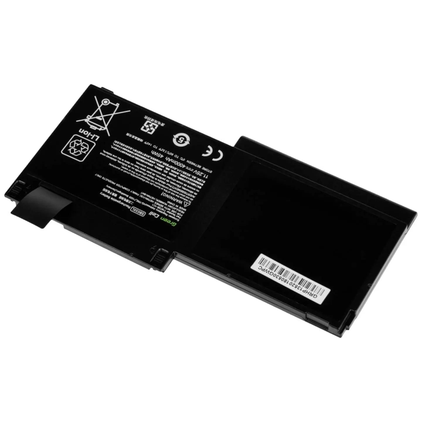 B-Ware Green Cell Notebook Akku Ersatzbatterie Sb03 Xl Hp Elite Book 720 G1 4000 M Ah - 5903317223542