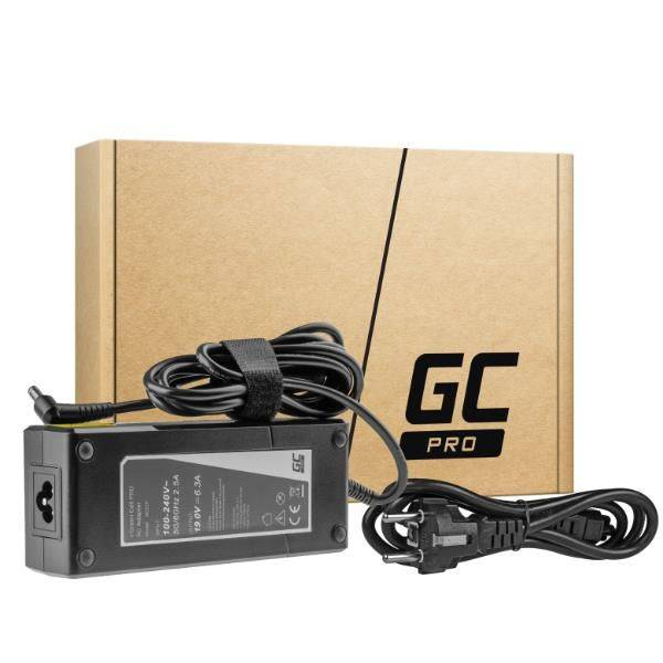 Chargeur/accumulateur de batterie pour ordinateur portable Green Cell Gc Ad22 P, 120 W, 19 V, 6,3 A, reconditionné.