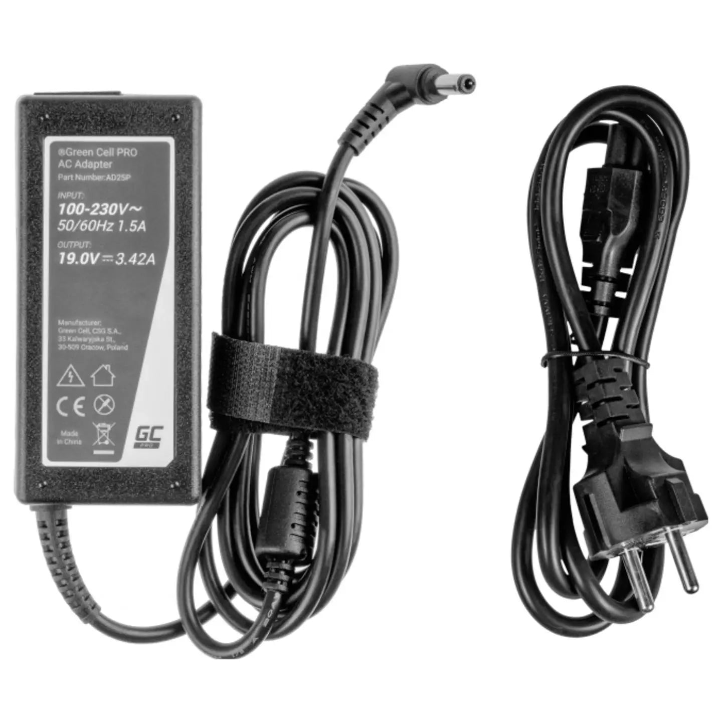 B-Ware Green Cell Ad25 P Notebook Netzteil 65 W 19 V 3.42 A Toshiba Ladekabel - 5902701410971