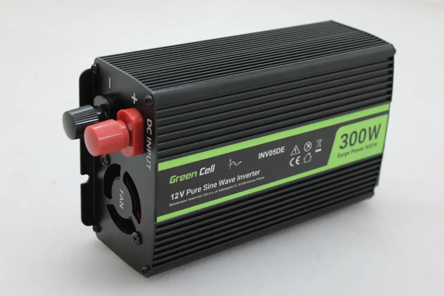 B-Ware Green Cell Wechselrichter Spannungswandler 12 Auf 230 V 300/600 W Siehe Text/Foto - 5902719422249