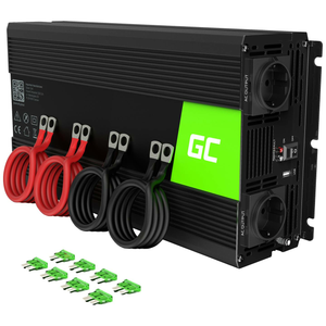 Convertisseur de tension Green Cell Inv10 2000 W 12 V 230 V (produit reconditionné)