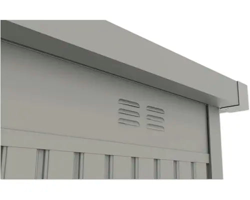 B-Ware Konsta Gartenhaus Gartenschrank Grillhaus Synonym Frontseite Grau Aluminium - 4306516693603