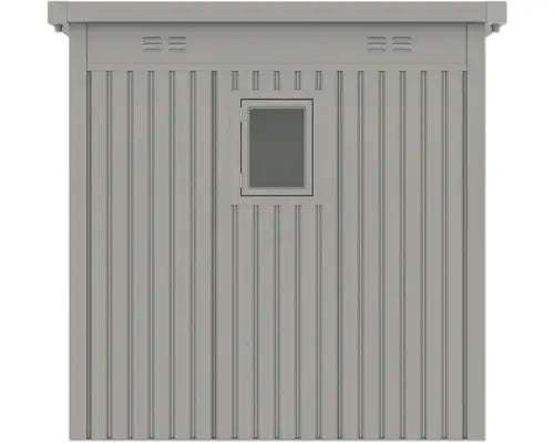 B-Ware Konsta Gartenhaus Gartenschrank Grillhaus Synonym Frontseite Grau Aluminium - 4306516693603