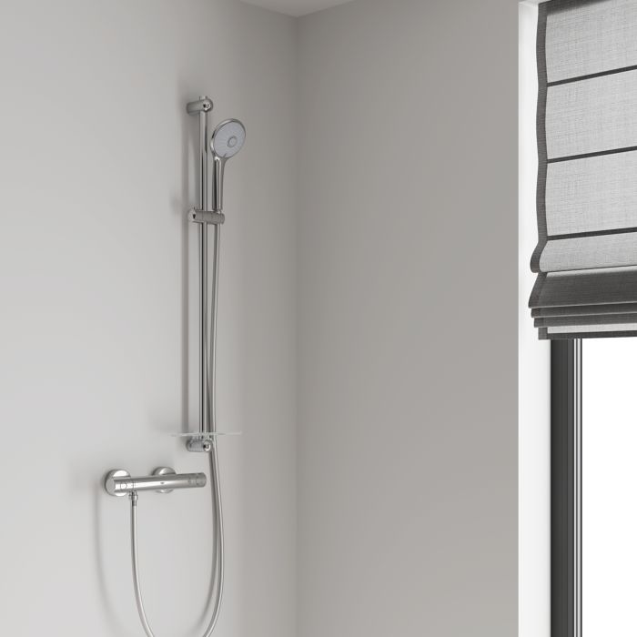 Grohe Euphoria Brausestange Duschstange 27500000 chrom 900 mm Wandanschluss - 4005176886058