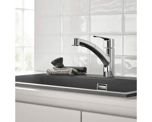 B-Ware Grohe Armatur Küchenarmatur Wasserhahn Brause Quickfix Chrom Start 30307001 - 4005176635878