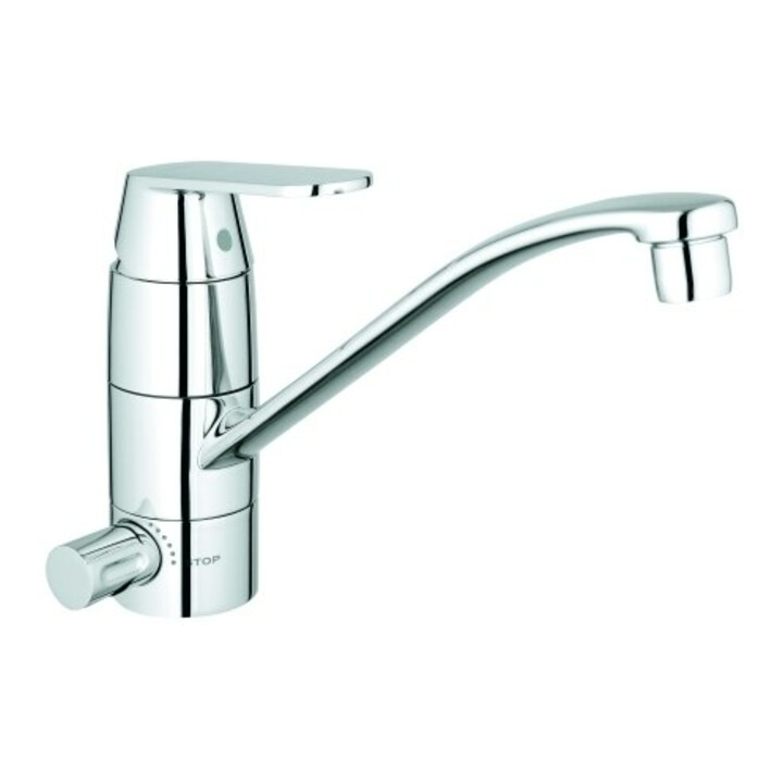B-Ware Grohe Spültisch Einhebelmischer Küchenarmatur Chrom Eurosmart Cosmopolitan Rohr