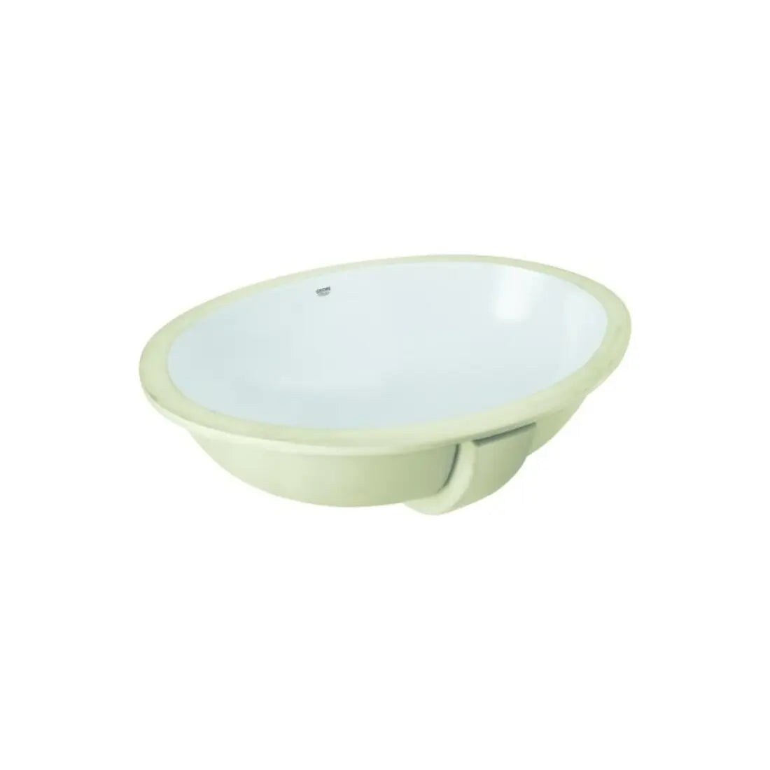 B-Ware Grohe Waschtisch Waschbecken Unterbau Keramik überlauf Oval Weiß Bau Keramik - 4005176406201