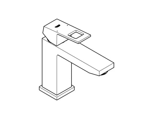 B-Ware Grohe Waschtischarmatur Badarmatur Einhebelmischer Eurocube Chrom Glänzend M - 4005176998720