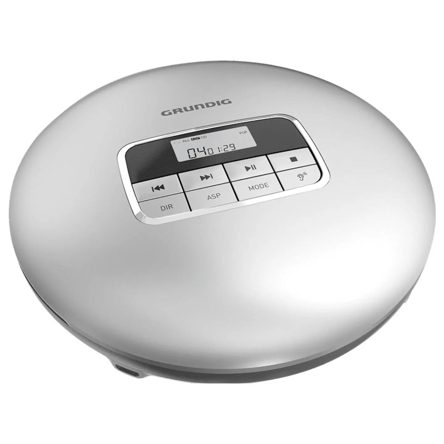 B-Ware Grundig Tragbarer Cd Player Discman Mp3 Musikgerät Silber Akku Gcp1020  - 4013833050902