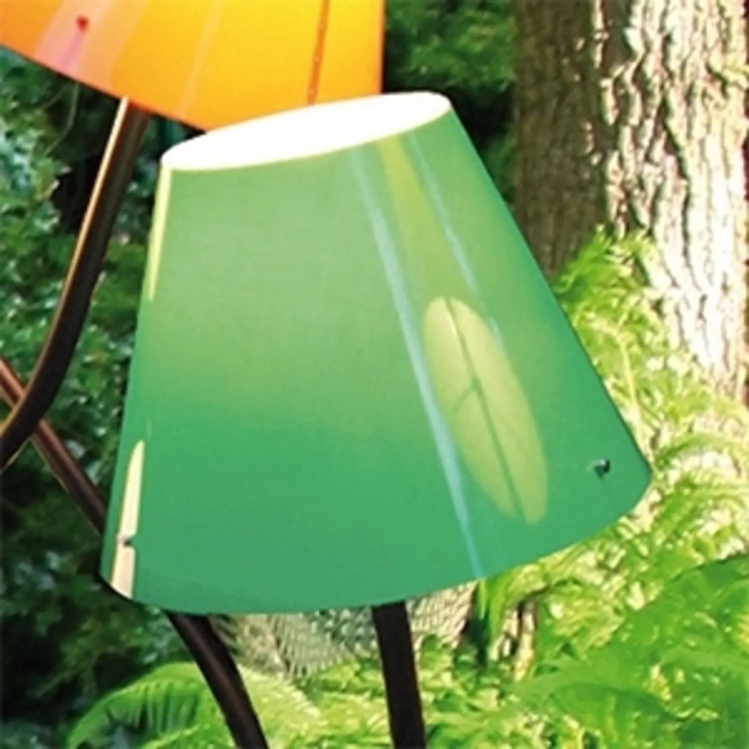 B-Ware Schirm Lampenschirm Top Light Außenleuchte Outdoor Grün Garten Kunststoff - 4251349302720