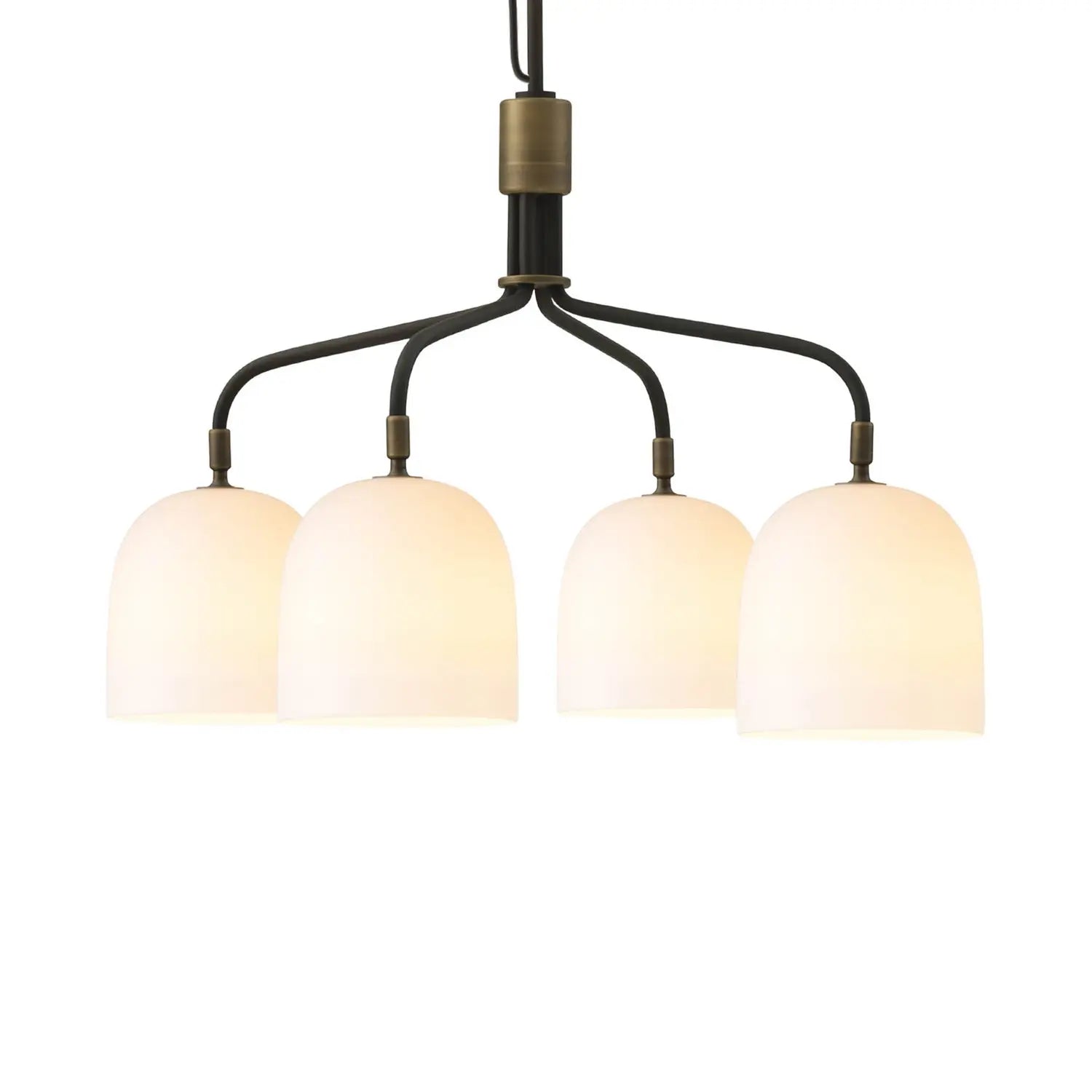 B-Ware Gubi Kronleuchter Pendelleuchte Howard 4 Flammig Leuchte Weiß Titan ø 66 Cm - 5715010562756